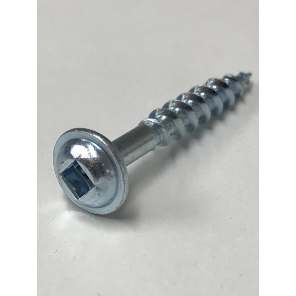 thumbnail interactive-video image 1 of FASTENPOWER #8 X 2\" Wood Screws Flat Head Particle Board Screws Type 17 Point W/Nibs Steel Zinc Coated Wood Screws Great For Particle Board, MDF... 1 of 13